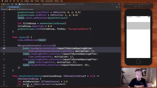 Skeleton Loader Shimmer Effect (Swift/iOS)