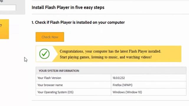 How to see which version of Flash Player is installed on your computer смотреть онлайн