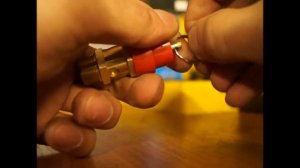 Разборка,сборка и регулировка предохранительного клапана от компрессора.Резьба 1/4.