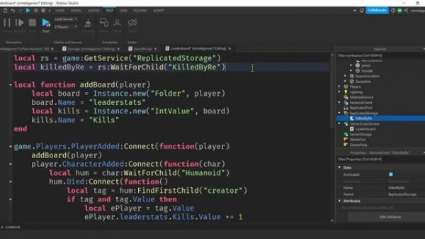 Killed-By GUI for First Person Shooter Games | Roblox Studio