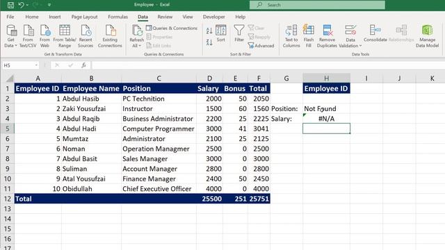 MS OFFICE 365 - EXCEL FUNCTION (VLOOKUP)- in Pashto смотреть онлайн