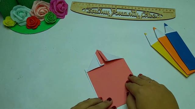 Как Сделать Закладку Карандаш Из Бумаги Закладка Оригами Своими Руками смотреть онлайн