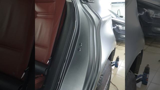 BMW X6 - оклейка пленкой графитовый сатин с лёгким стайлингом и локальный антихром смотреть онлайн