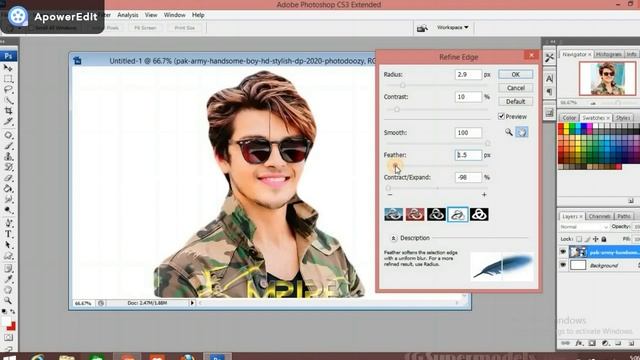 Ink Splatter image effect in Photoshop смотреть онлайн