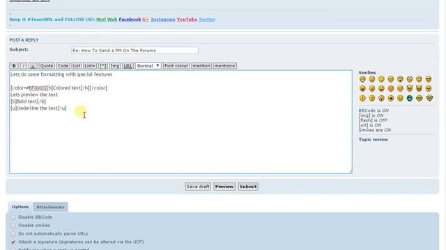 How to format text in NML Forum смотреть онлайн