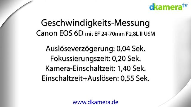 Canon EOS 6D Test (4/8): Geschwindigkeit смотреть онлайн