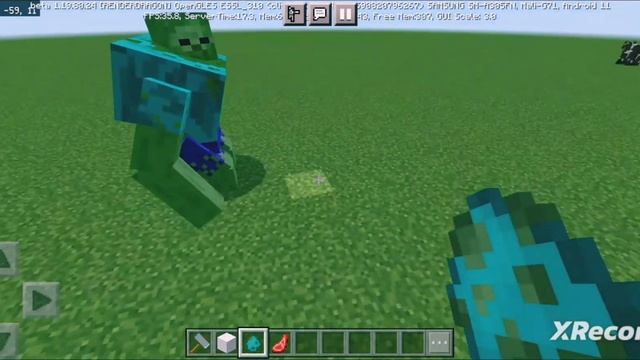 мод на зомби мутанта в майнкрафт бедрок