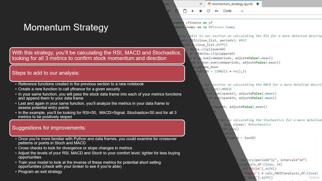 028 Example Trading Strategy 1_ Momentum Strategy Overview смотреть онлайн