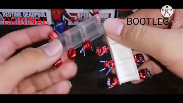 comparación Figma the amazing spiderman bootleg vs original/the blocks Ian spider (LEER DESCRIPCIÓN смотреть онлайн