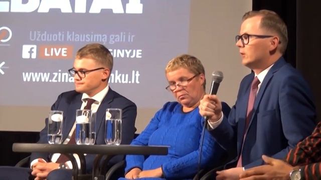 Kandidatų į LR Seimą debatai Tauragėje смотреть онлайн