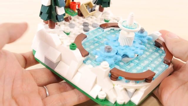 レゴ シーズナル アイススケートリンク クリスマスツリー 40338 40416 ／ LEGO Seasonal 2Sets Speed Build & Review смотреть онлайн