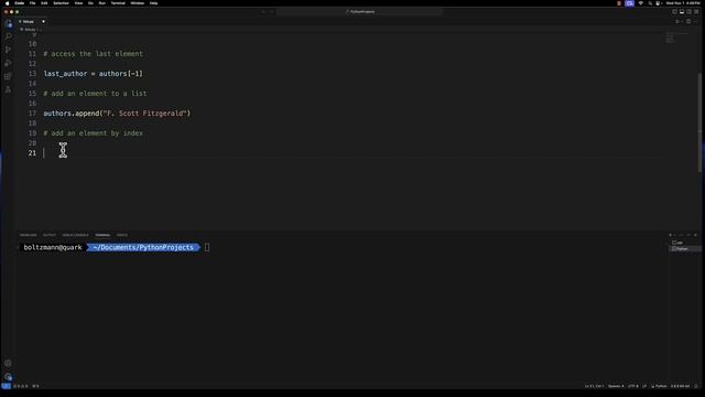 Study Session - Python Lists смотреть онлайн