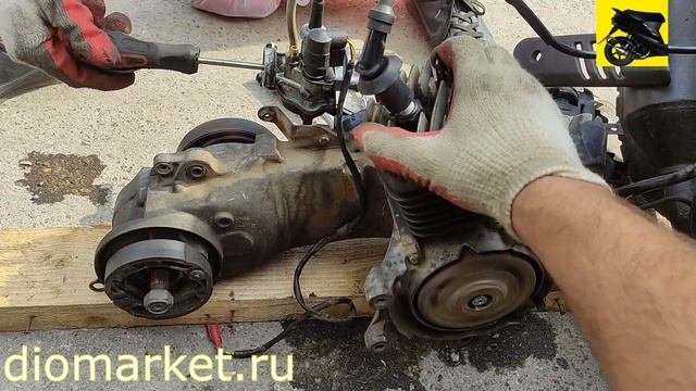 НА ПРОДАЖУ // двигатель honda dio AF 18/27 смотреть онлайн