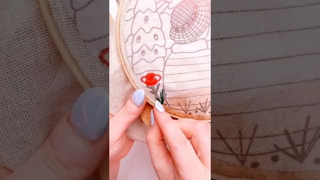 How to Do a Satin Stitch // National Embroidery Month With DMC x Gulush Threads // 5 of 25 смотреть онлайн