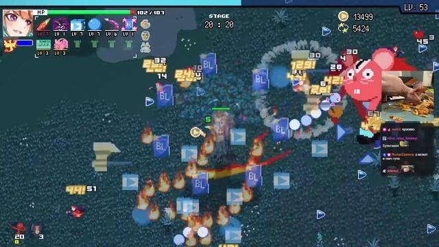 Девочка феникс и девочка с косой в новых режимах // HoloCure - Save the Fans! #5 смотреть онлайн