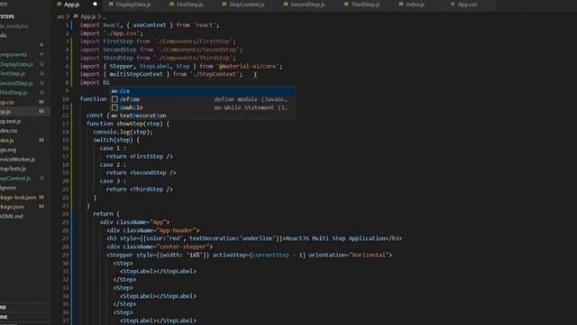 How to Build ReactJS Multi Step Form APP(#6) Hooks(useState & useContext), Context API & Material-U смотреть онлайн