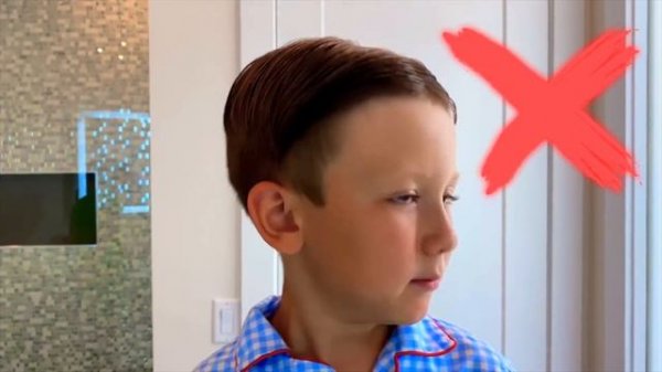 Senya makes funny pictures in Photoshop