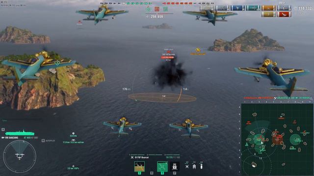 World of Warships - Krorr - Sanzang - letadlovka z čínskýho bistra смотреть онлайн
