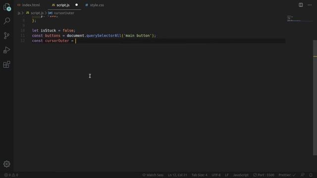 Magnetic Hover (Button/Link) Interaction Using GSAP | HTML, CSS & JS смотреть онлайн