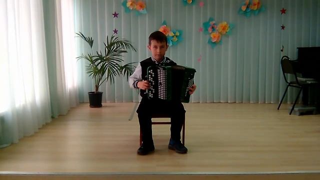 А. Иванов " Полька", исполняет Юмшанов Константин, 10 лет, 1 класс. смотреть онлайн