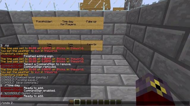 Bukkit Plugin Tutorial: How to set up CommandSigns смотреть онлайн