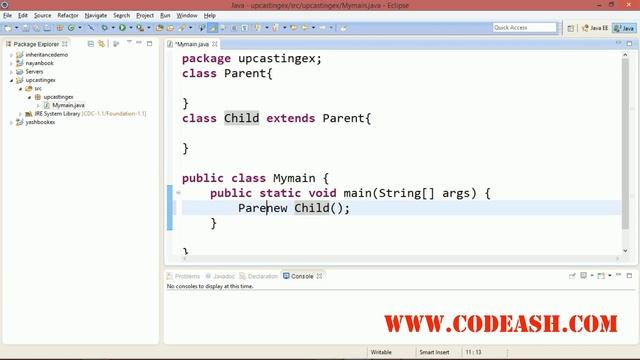 what is upcasting | upcasting in java | upcasting java example | Yash Pogra смотреть онлайн