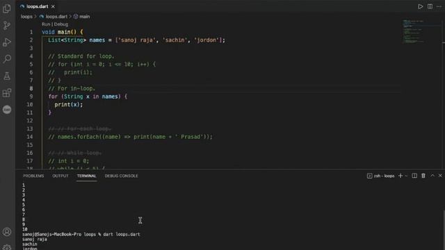 Looping statements in Dart | Flutter Night Bootcamps смотреть онлайн