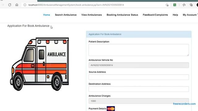 Ambulance Booking Management System Project Using Servlet/JSP/MySQL/Bootstrap. смотреть онлайн