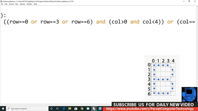 Python Pattern Programs | Printing Stars '*' in B Shape смотреть онлайн
