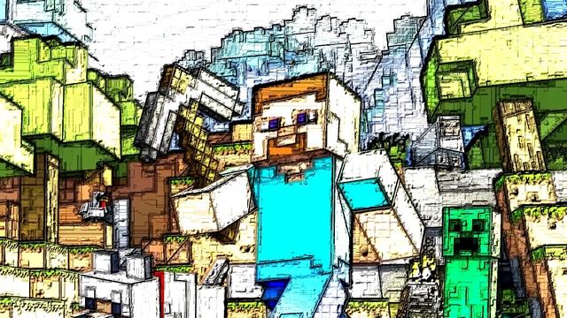 MINECRAFT THEME EXTREMELY LOUD смотреть онлайн