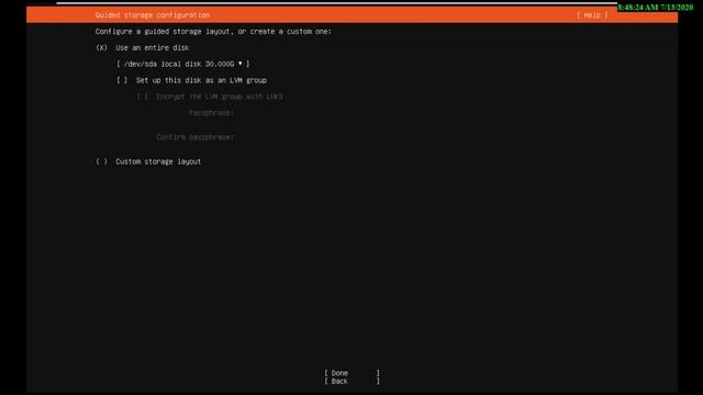 How to Install ubuntu 20.04 LTS Server + Static IP + Manual Partitioning. смотреть онлайн