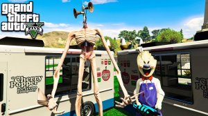 РЕБЁНОК СИРЕНОГОЛОВЫЙ И МОРОЖЕНЩИК ПРОТИВ ПОЛИЦИИ В ГТА 5 МОДЫ! SIREN HEAD ОБЗОР МОДА В GTA 5! ИГРЫ