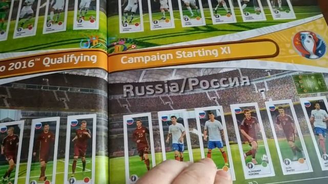Обзор журнала для наклеек фирмы "Panini" Евро 2016 смотреть онлайн