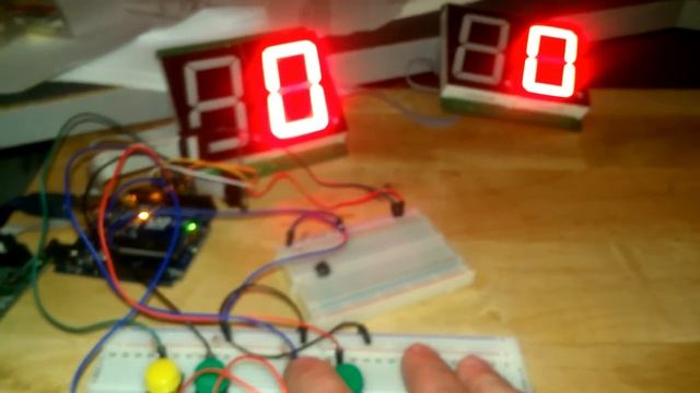 Arduino 7-Segment LED Score Board смотреть онлайн