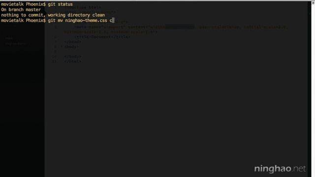 1.基础 | 5.重命名／移动文件 $ git mv —— 《Git 版本控制》系列课程 смотреть онлайн