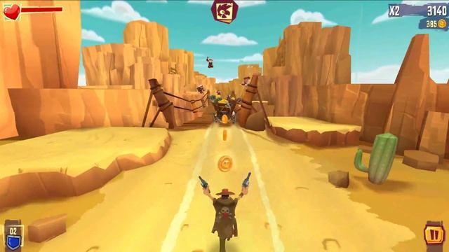 BANDITOS: Run and Gun Переносимся во-времена Дикого Запада, стреляем в Бандитов и собираем Золото смотреть онлайн