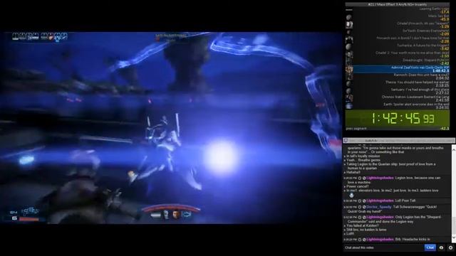 Mass Effect 3 Speed Run Any% NG+ Insanity Difficulty in 3:20:06 смотреть онлайн