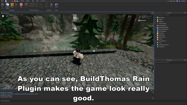 How To Get Realistic Rain In ROBLOX STUDIO смотреть онлайн