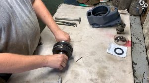 Ремонт редуктора лебёдки Tadano TM30Z