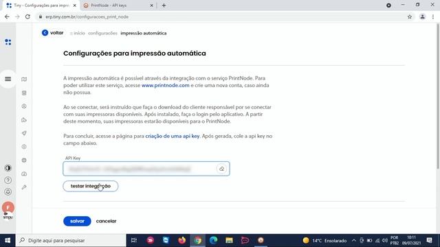 Configurar integração com PrintNode no Tiny смотреть онлайн