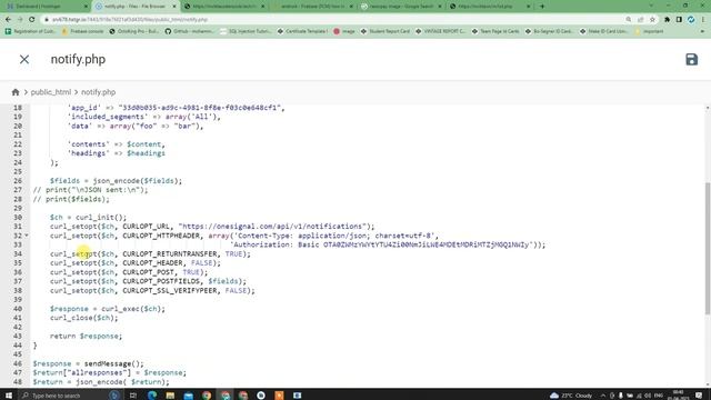 How to send Push notifications in android using Onesignal and firebase. смотреть онлайн