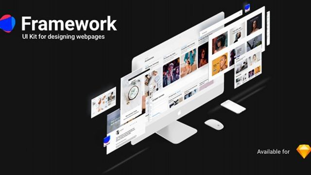 Framework UI Kit - Multi Categories Web Design for Sketch | Themeforest Website Templates and Theme смотреть онлайн