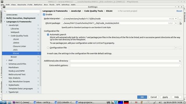 How to use eslint смотреть онлайн