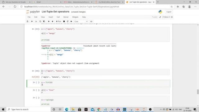 Introduction of Tuple and its operations in Python (Session #3 ) - Hindi, Urdu, English смотреть онлайн