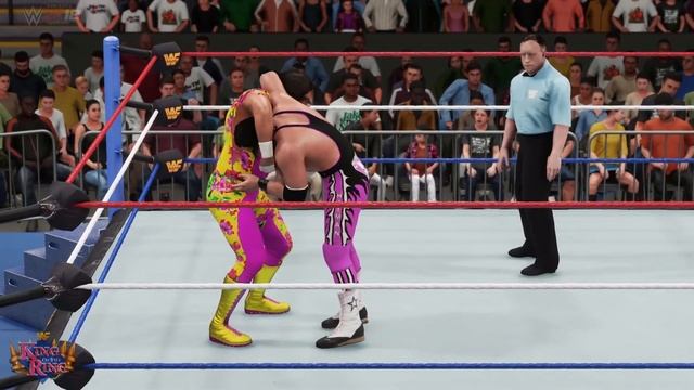 CPU KING OF THE RING | 1st ROUND Match 1 | Randy Savage VS. Bret Hart [2K Gameplay] смотреть онлайн