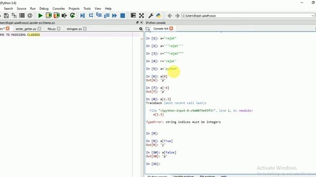 What is String and its operations In PYthon IN Hindi || String Handling In PYthon смотреть онлайн