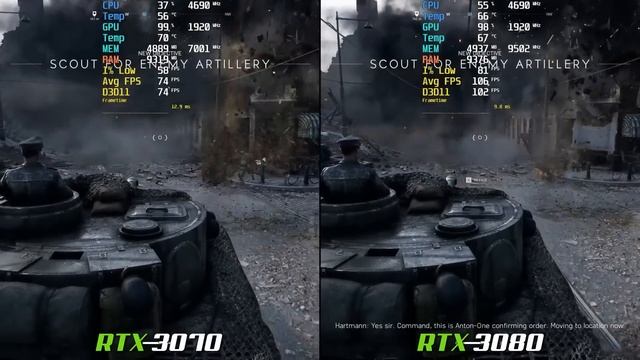 RTX 3070 Vs. RTX 3080 | Test In 4K | How Big Is The Difference?