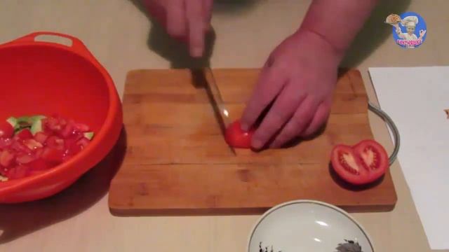 Салат с авокадо и помидорами! Как приготовить салат из авокадо и помидоров! ВКУСНЯШКА смотреть онлайн