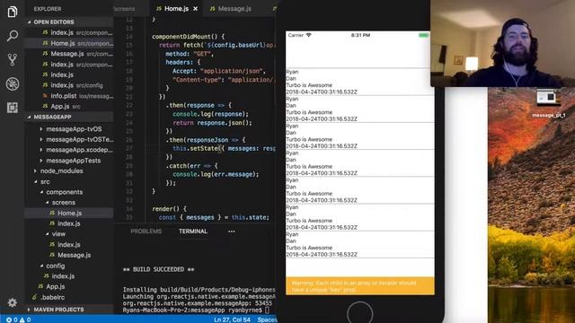 React Native Tutorial - Messaging App (Part 1 of 5) смотреть онлайн