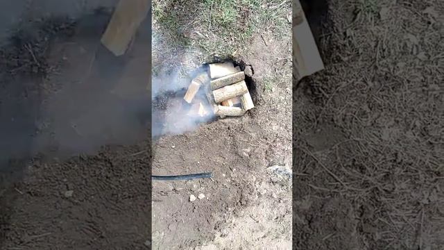 Как сделать древесный уголь простым способом смотреть онлайн